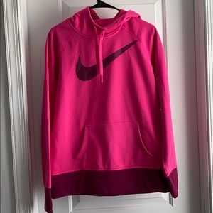 Bright Pink Nike Hoodie